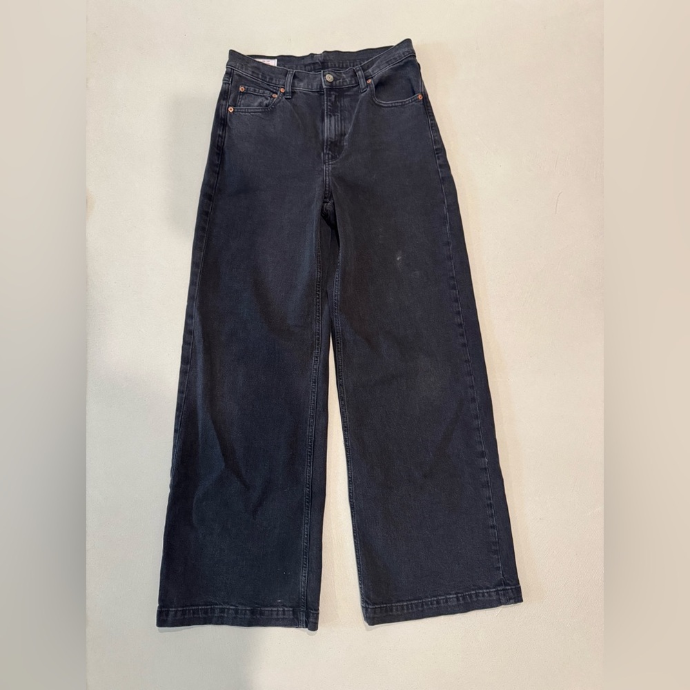 GAP Black Wide-Leg Jeans